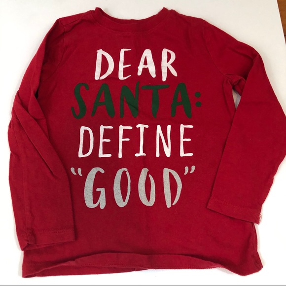 Old Navy Other - Old navy Dear Santa red long sleeve t-shirt 5T